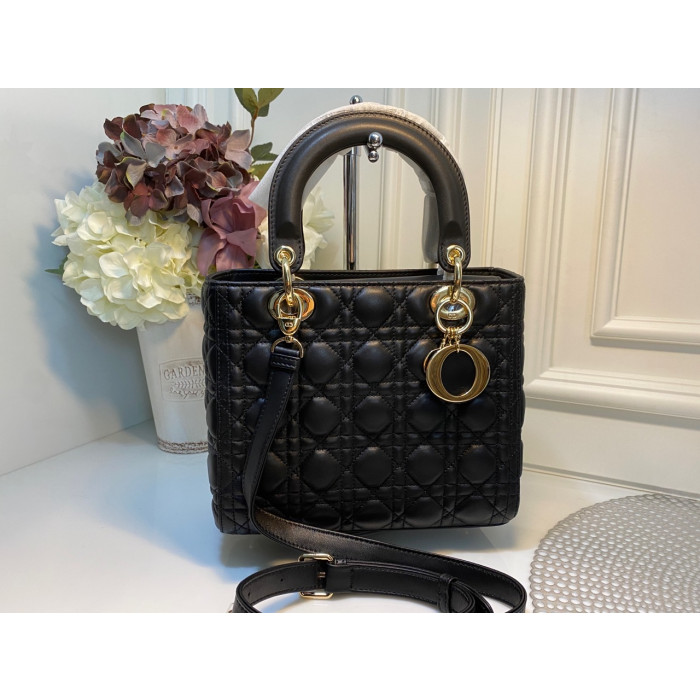 [김연아 착용] 디올 레이디 미디엄(블랙)