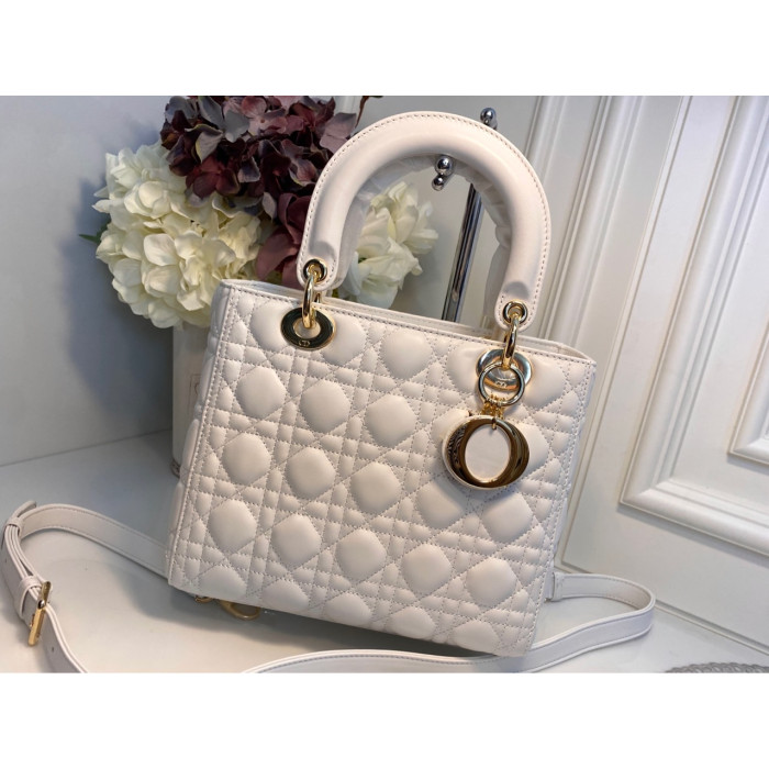 [김연아 착용] 디올 레이디 미디엄(화이트)