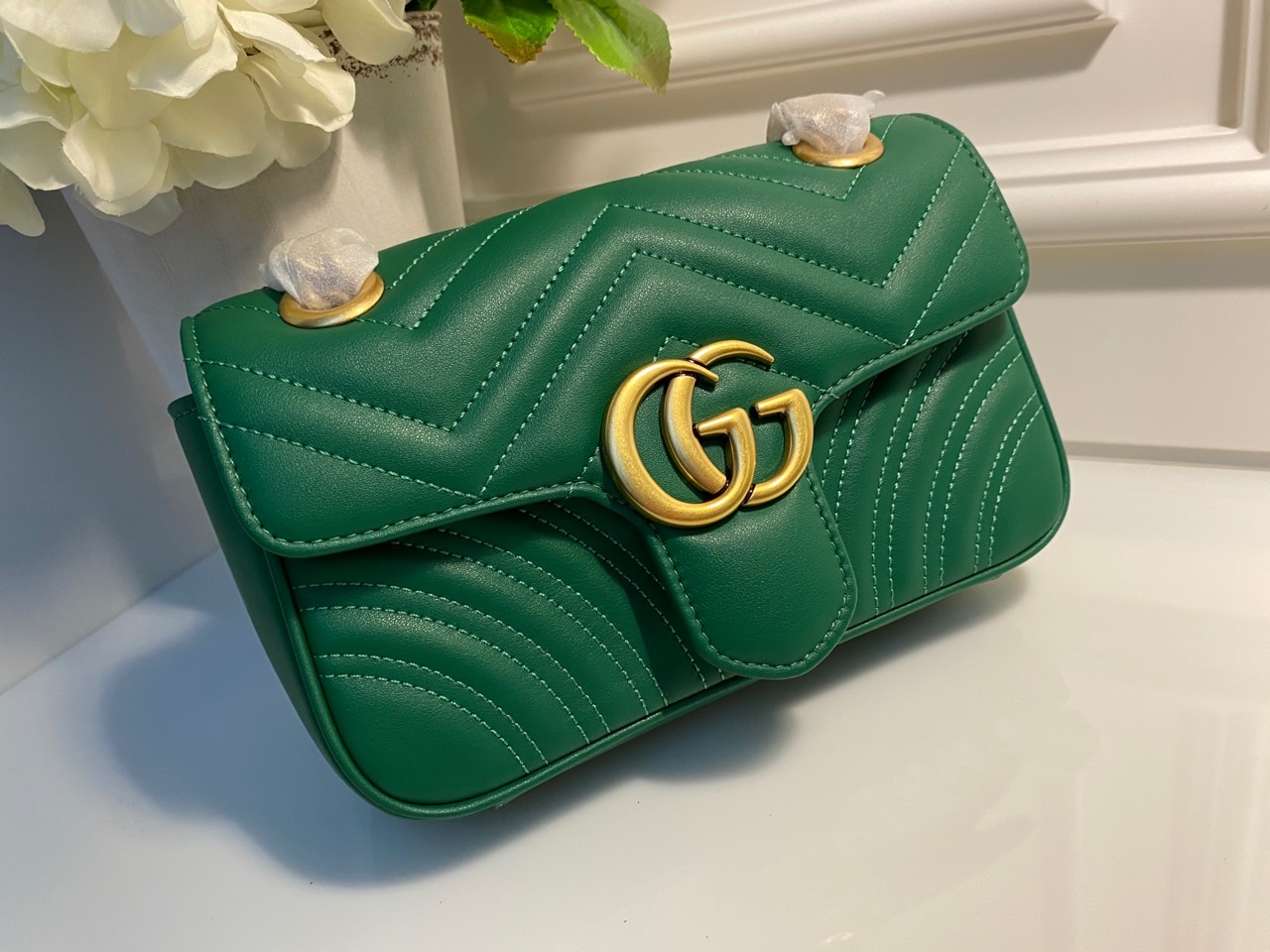 구찌 GG 마몬트 마틀라세 미니