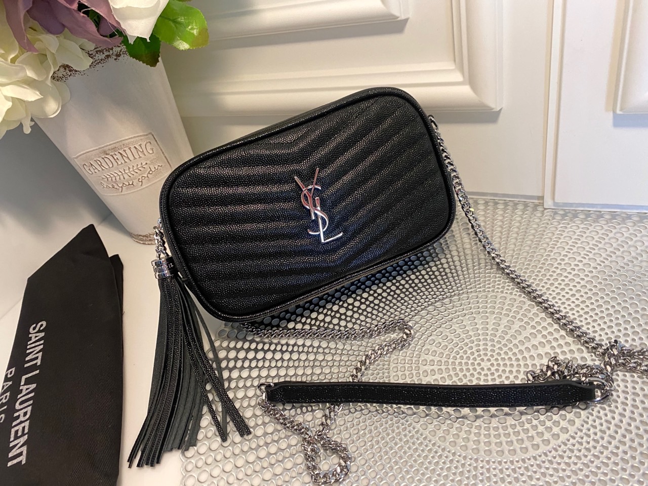 생로랑 루 카메라 미니백