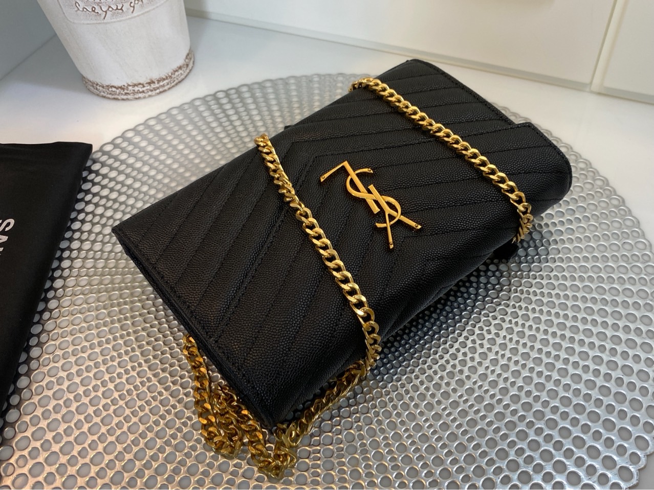 생로랑 모노그램 체인백