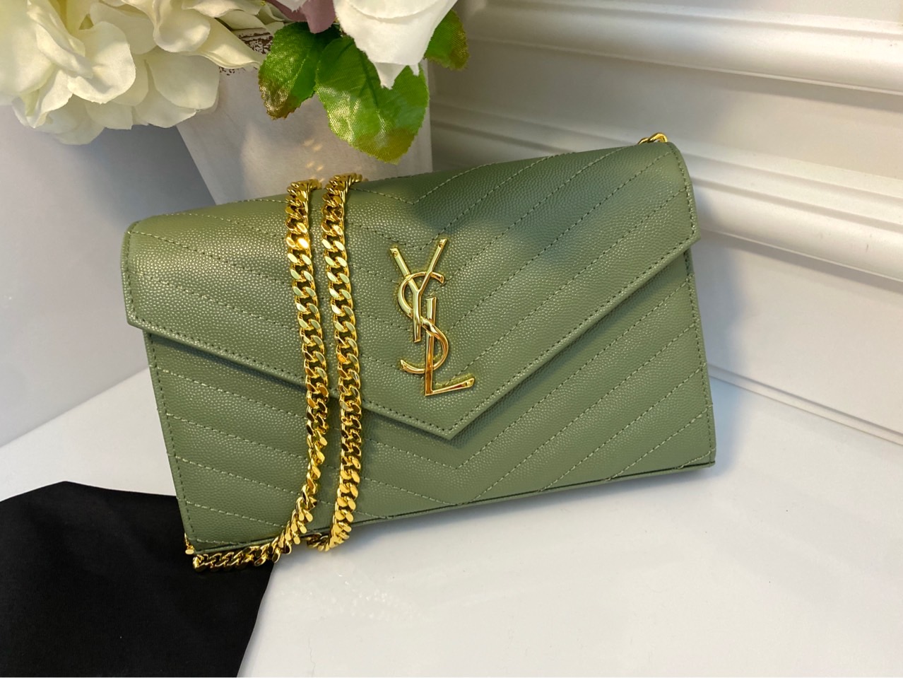 생로랑 모노그램 체인백